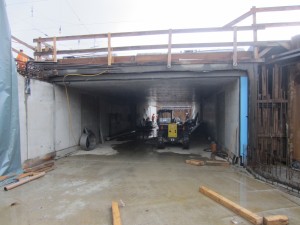 Blick durch den Tunnel November 2016